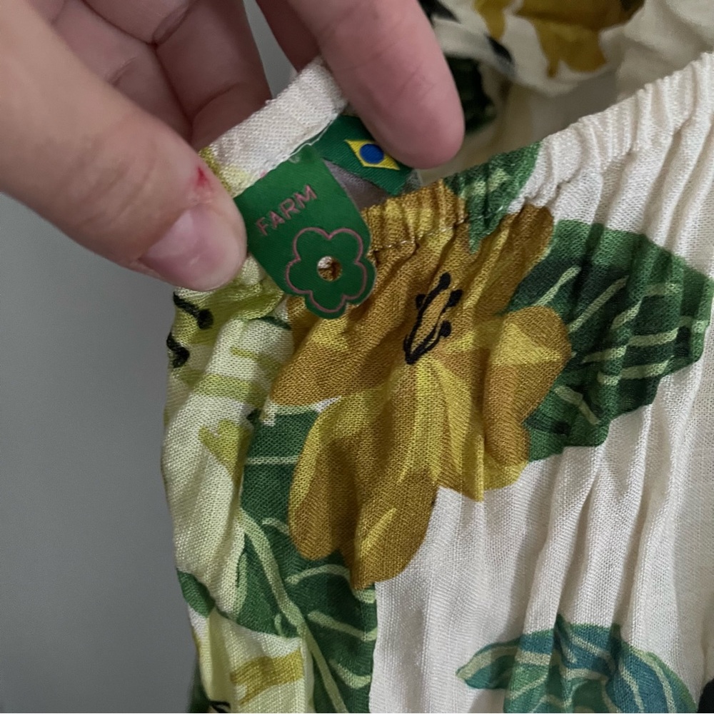 FARM Rio White Tropical Toucan Halter Maxi Dress - Picture 6 of 8